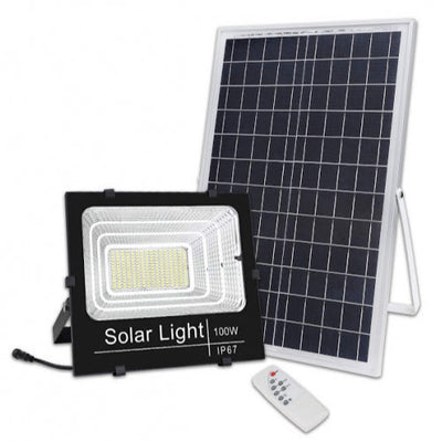 Proiector 100W LED SMD, Panou Solar si telecomanda cu functii multiple