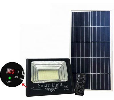 Proiector 200W LED SMD, Panou Solar si telecomanda cu functii multiple