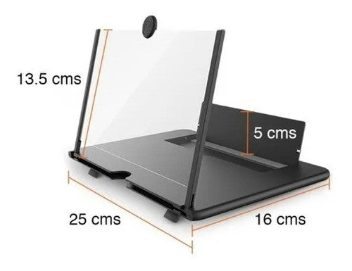 Set 2 x Ecran lupa cu efect 3D pentru telefoanele mobile