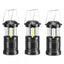 Set 3 x Lampa solara reincarcabila, camping Shenyu