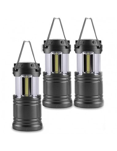 Set 3 x Lampa solara reincarcabila, camping Shenyu