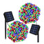 Set 2 x Instalatie cu Incarcare Solara 100 LED, 10 Metri - Multicolor