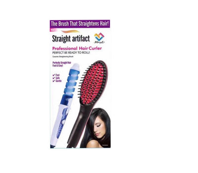 Set: Perie de indreptat parul Simply Straight Artifact + Ondulator ceramic pentru bucle