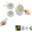 Set 3 lampi LED 3W COB cu telecomanda